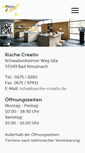 Mobile Screenshot of kueche-creativ.de