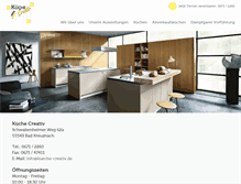 Tablet Screenshot of kueche-creativ.de